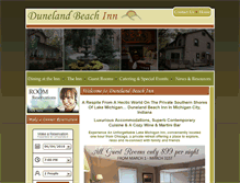 Tablet Screenshot of dunelandbeachinn.com